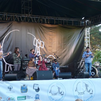 Pskow 2016 Eine russische Band