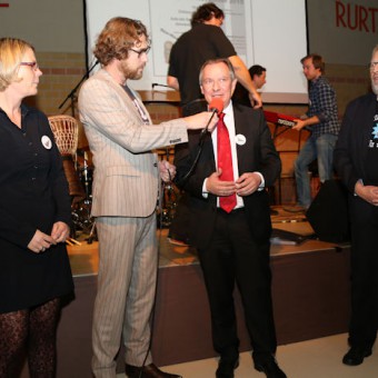 Interview u. a. mit Landrat Stephan Pusch