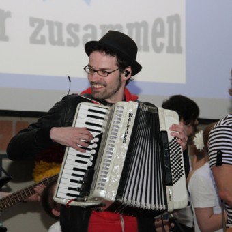 V. l. n. r.: Volkmar Gilleßen, Rene Schwiers und Flo Peil