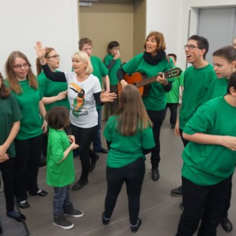 Warmsingen vor dem Auftritt