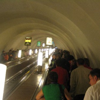 In der U-Bahn