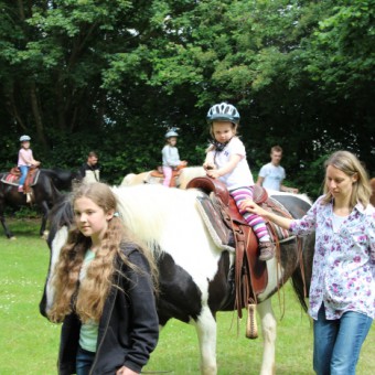 Beim Reiten