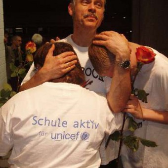 Eine verdiente Umarmung