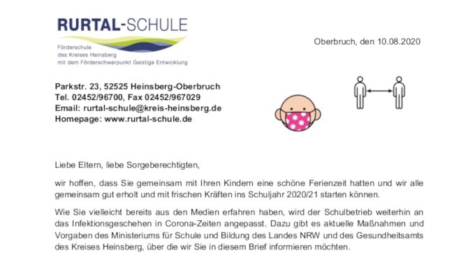Elternbrief Schuljahr 2020-21 - neu