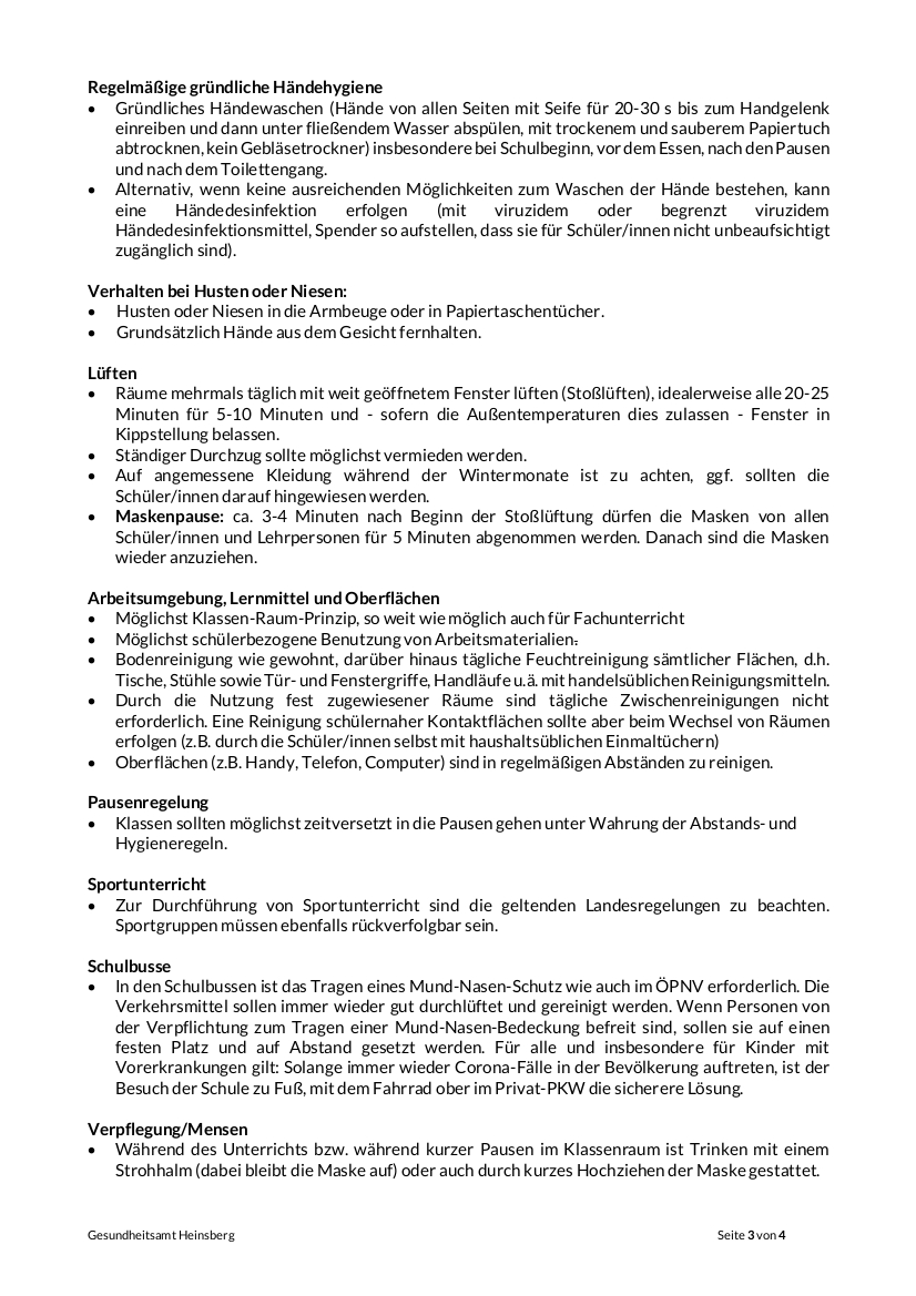 Corona 3-4 Infoblatt Schulen 16.09.2020 neutral