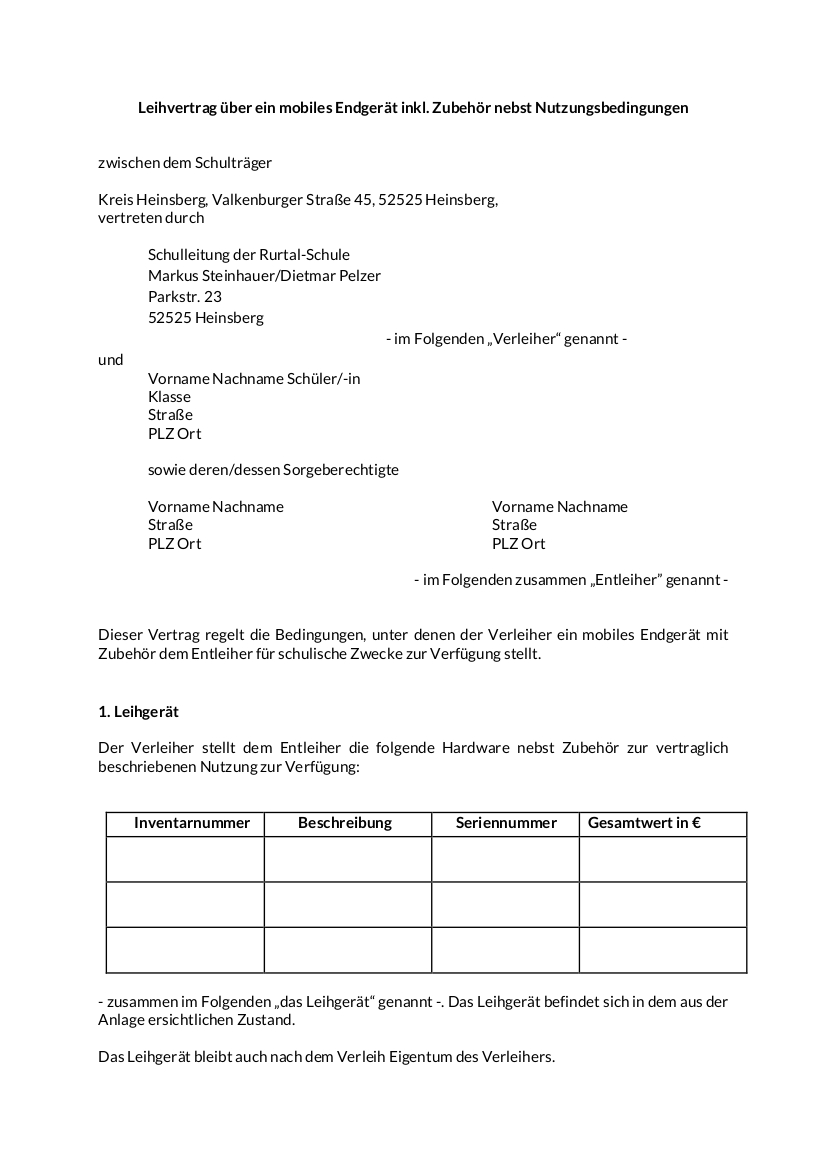 Leihvertrag 1-8 Schueler mobiles Endgerät_13122020 Version RTS