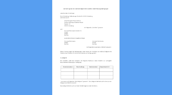 Leihvertrag Vorlage Schueler mobiles Endgerät_13122020 Version RTS