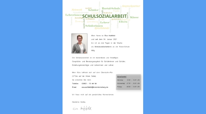 Steckbrief, E.Aufsfeld vorschau