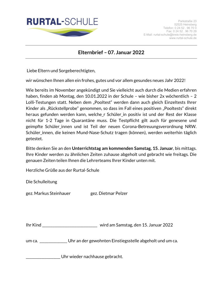 Elternbrief 220107