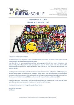 Elternbrief 251219 Weihnachten